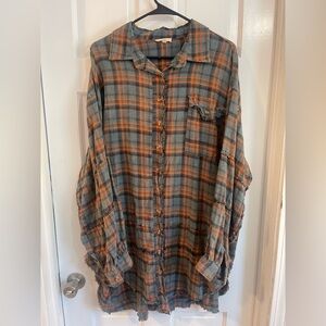 Easel Plaid Button Down Shirt